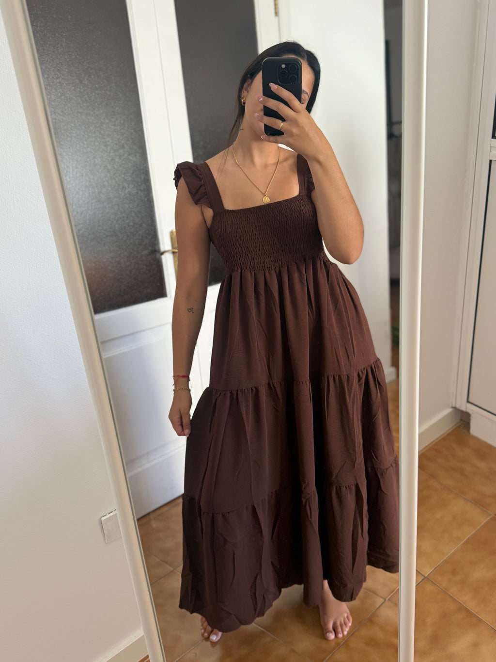 VESTIDO FLUIDO VOLANTES
