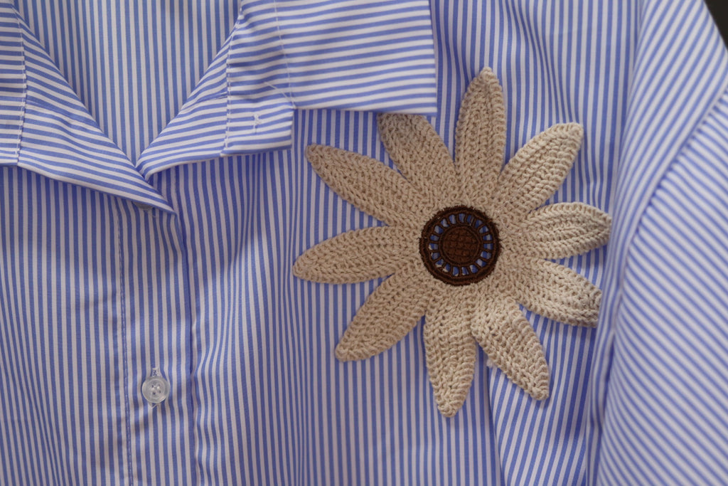 CAMISA OVERSIZE DETALLE - AZUL CELESTE