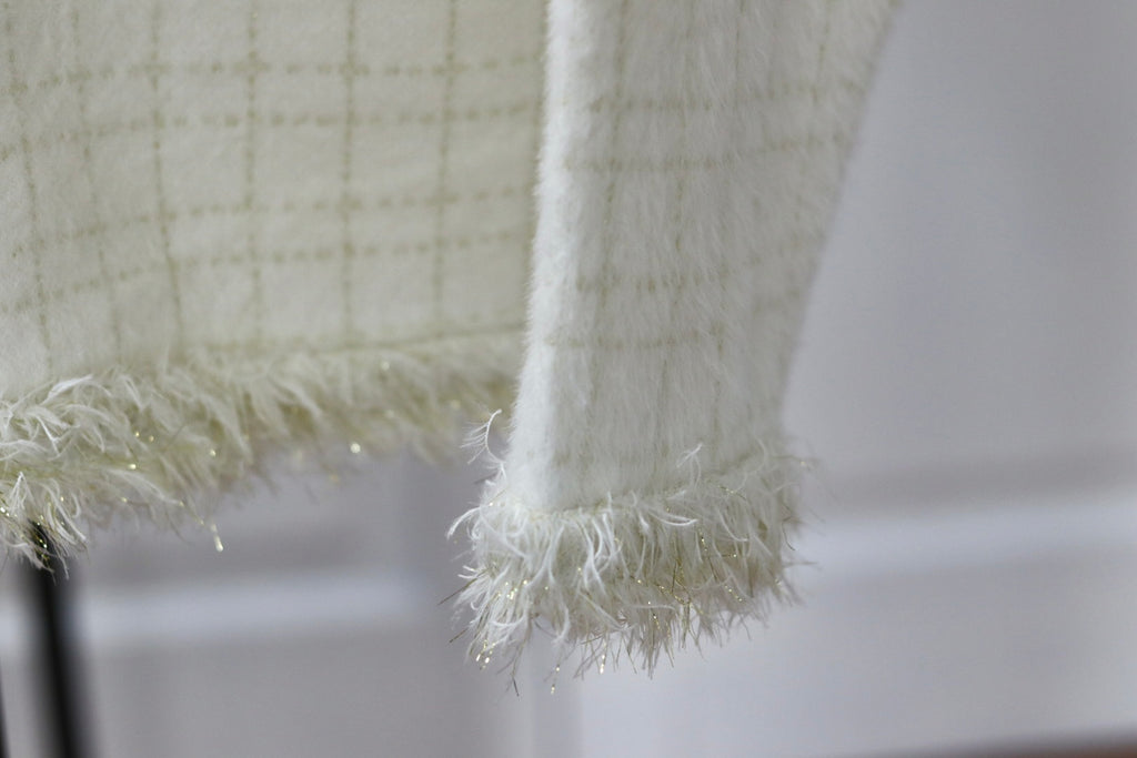 CHAQUETA TWEED - BLANCA
