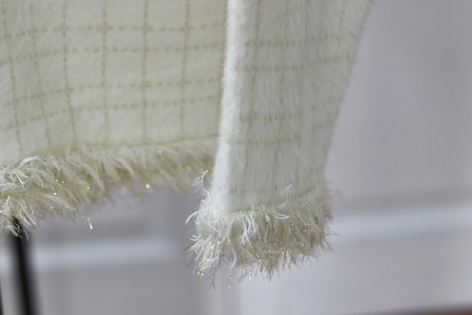CHAQUETA TWEED - BLANCA