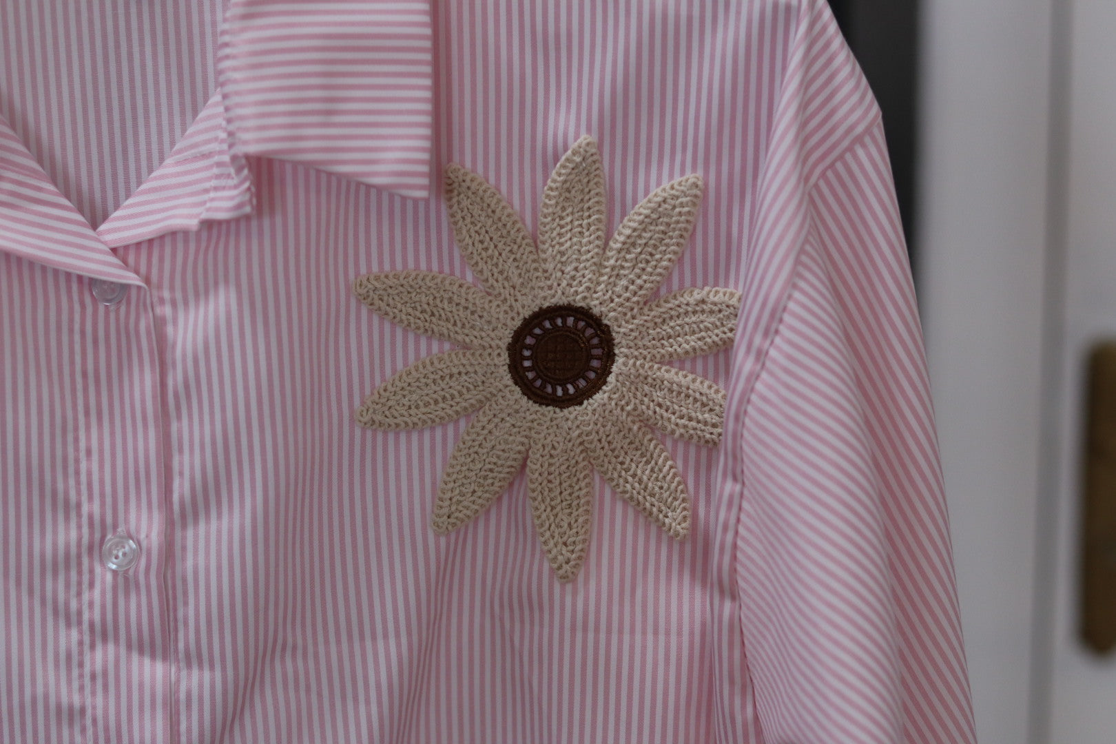 CAMISA OVERSIZE DETALLE - ROSA