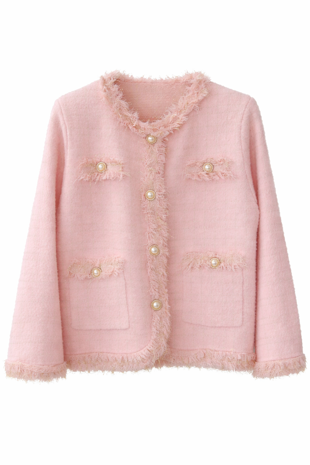 CHAQUETA TWEED - ROSA