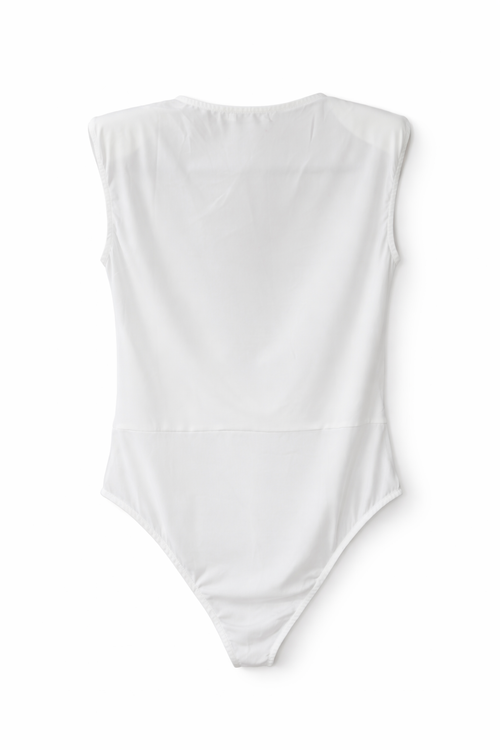 BODY CAÍDA Y HOMBRERAS - BLANCO