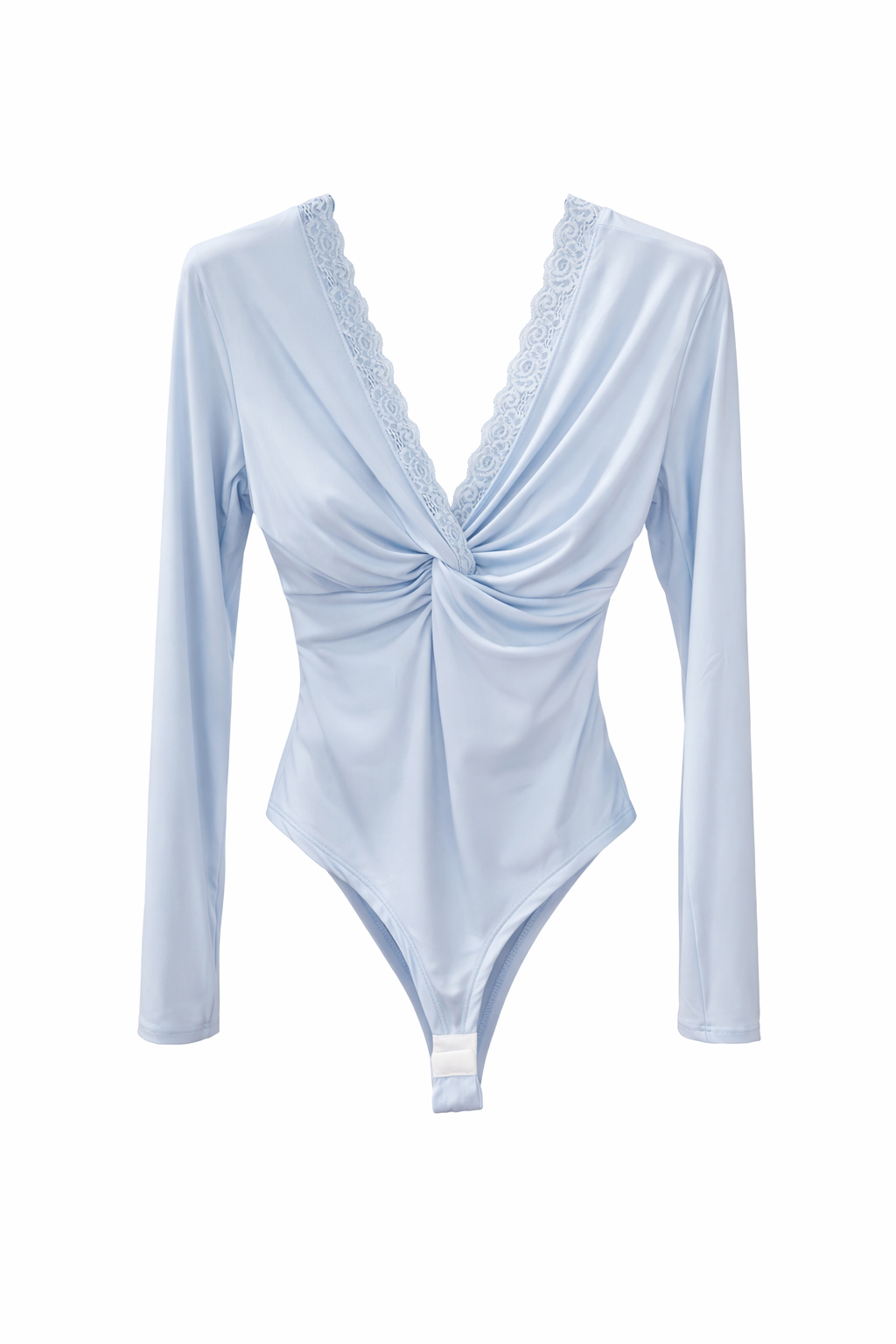 BODY DETALLE ENCAJE - AZUL CELESTE