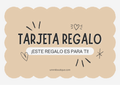 TARJETA REGALO