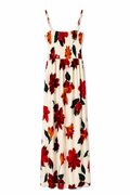 VESTIDO LARGO FLUIDO - ROJO