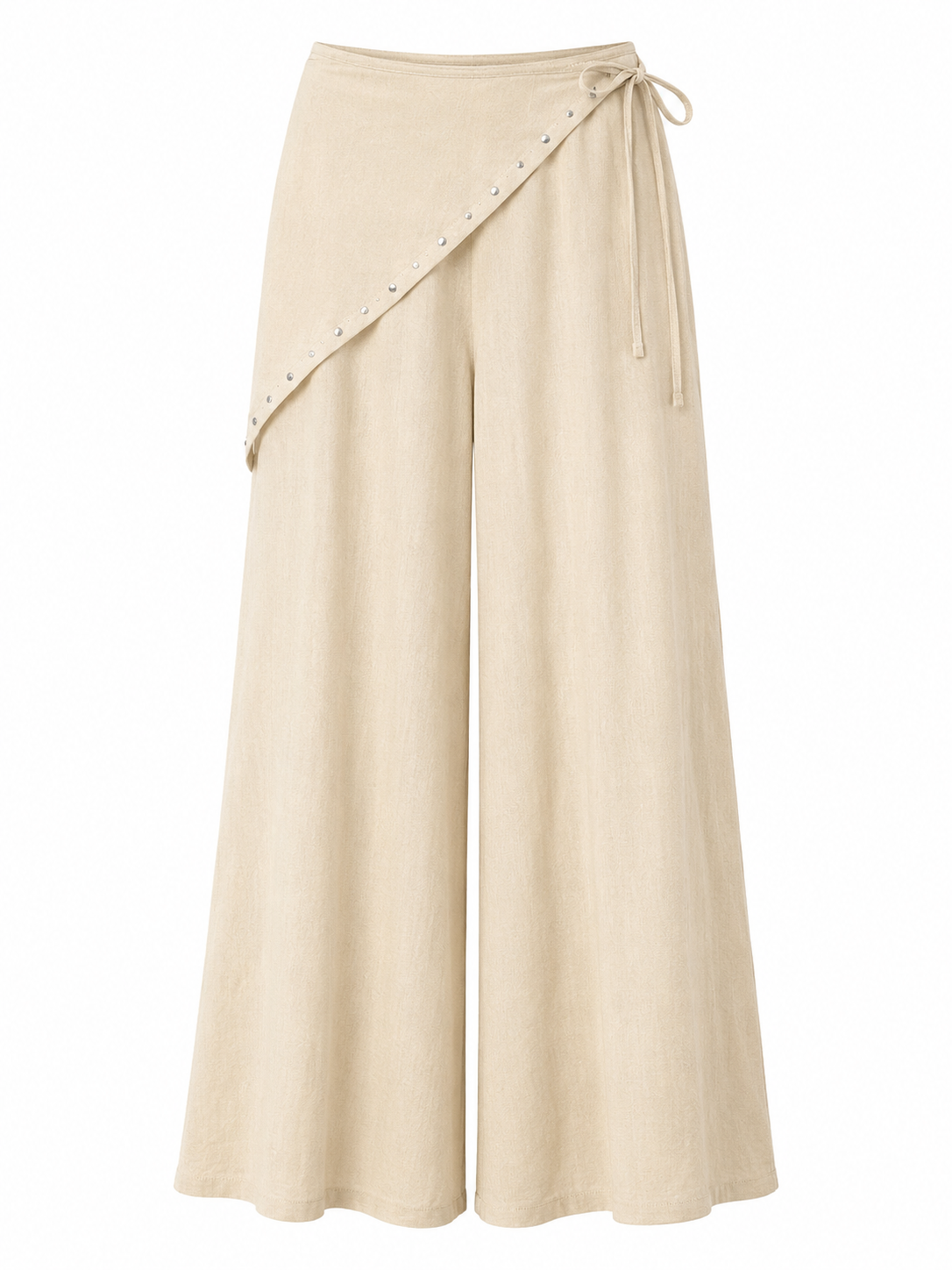PANTALÓN PAÑUELO - BEIGE
